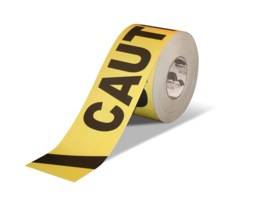 Mighty Line Floor Tape with Repeat Printed Message