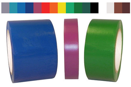 Solid SPVC Vinyl Colored Tape - 6 mil