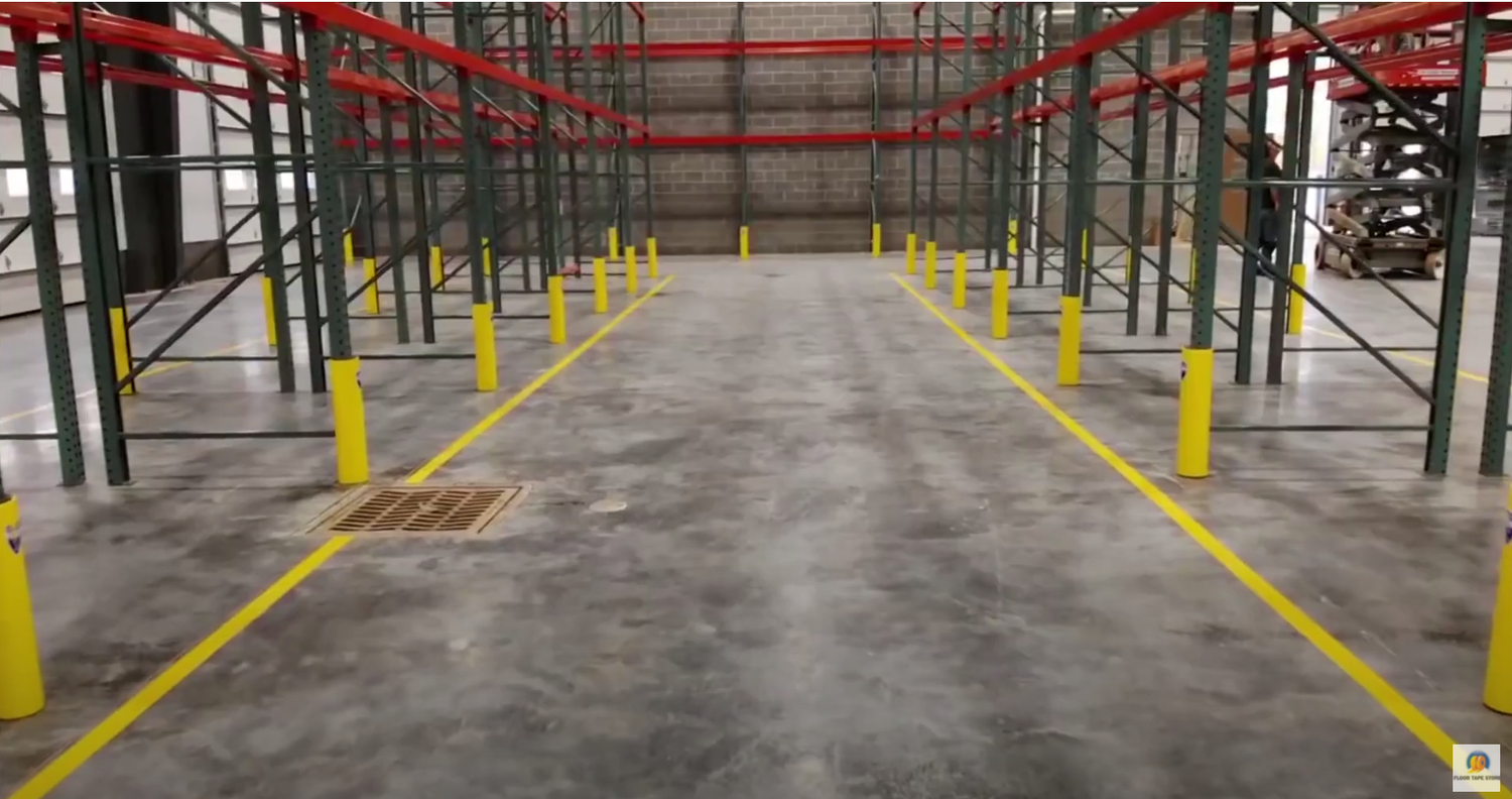 Safeguard Your Workers with a Color-Coded Warehouse Floor