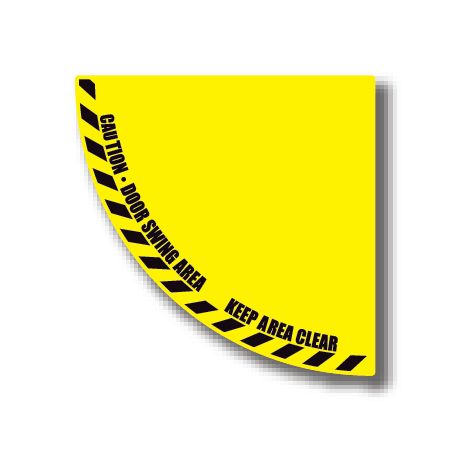 DuraStripe Door Swing Floor Sign