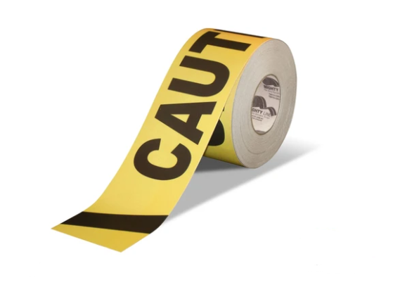Mighty Line Floor Tape with Repeat Printed Message