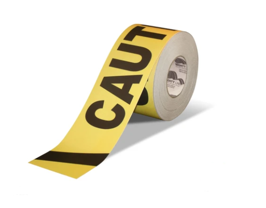 Mighty Line Floor Tape with Repeat Printed Message