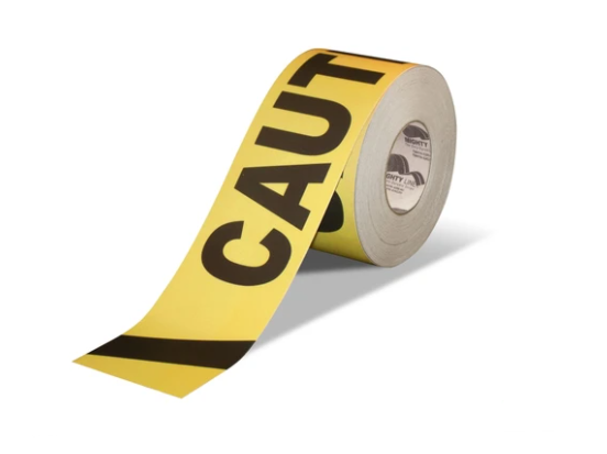 Mighty Line Floor Tape with Repeat Printed Message