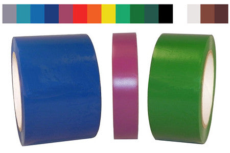 Solid SPVC Vinyl Colored Tape - 6 mill