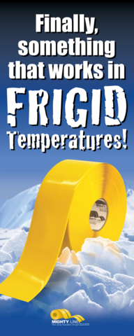 Mighty Line Freezer Floor Tape (adherence to -20°!)