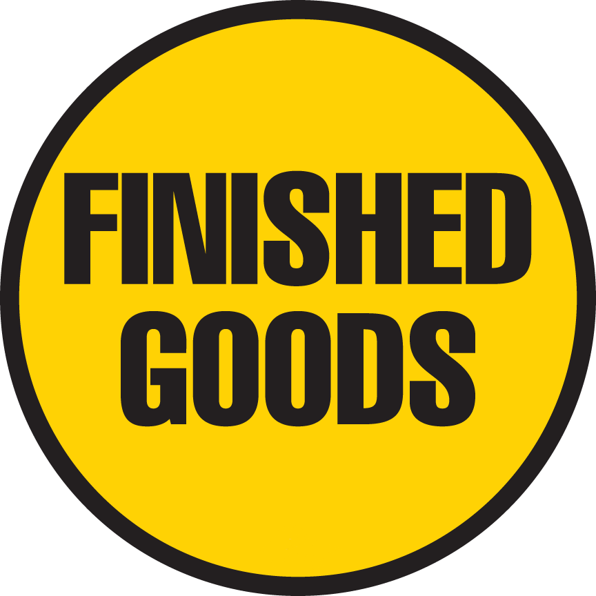 Mighty Line Finished Goods Floor Sign