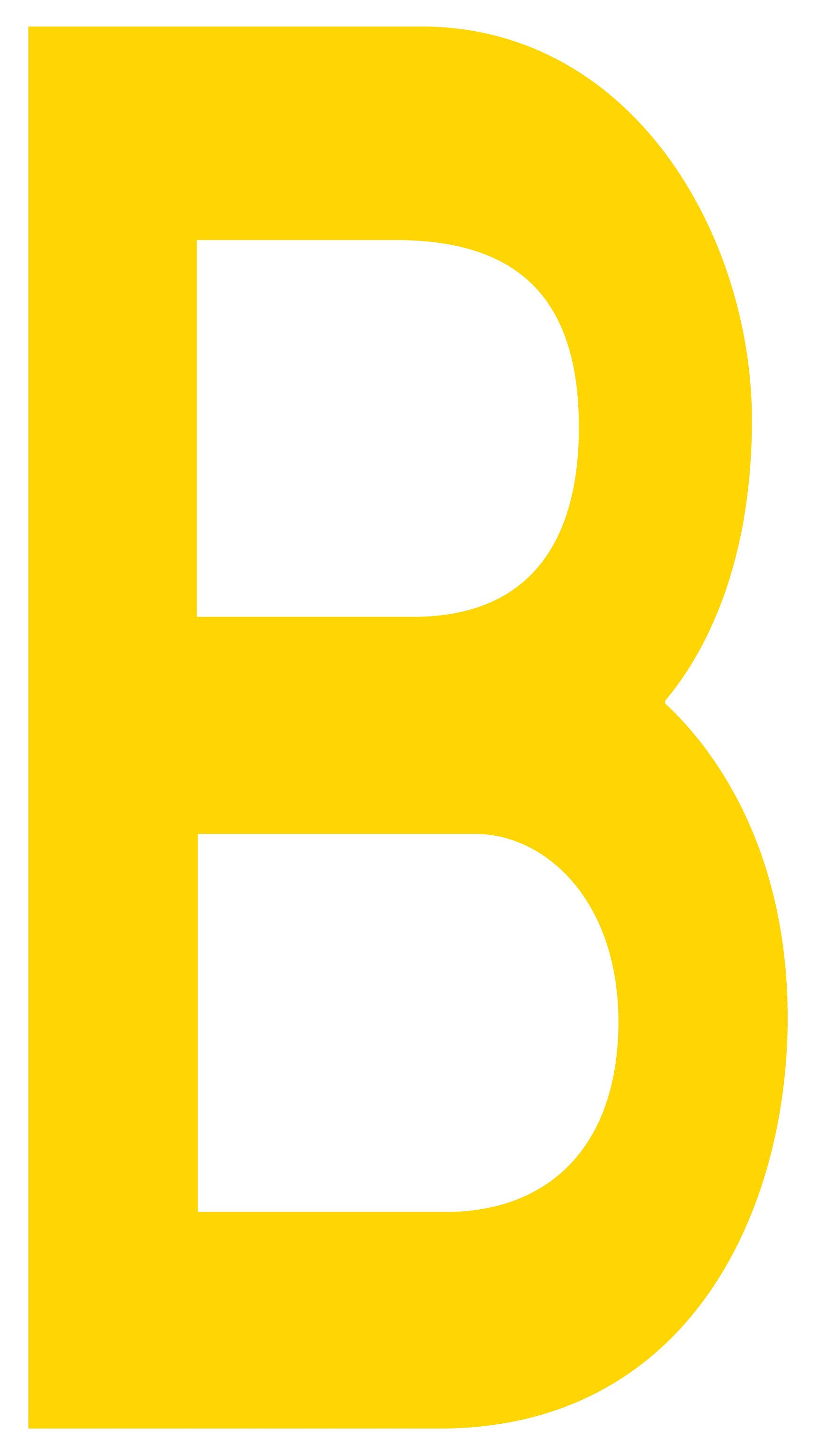 Mighty Line Die Cut Floor Location Markers - Letters (Packs of 10) B