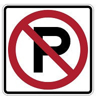 Mighty Line No Parking Permitted Floor Sign