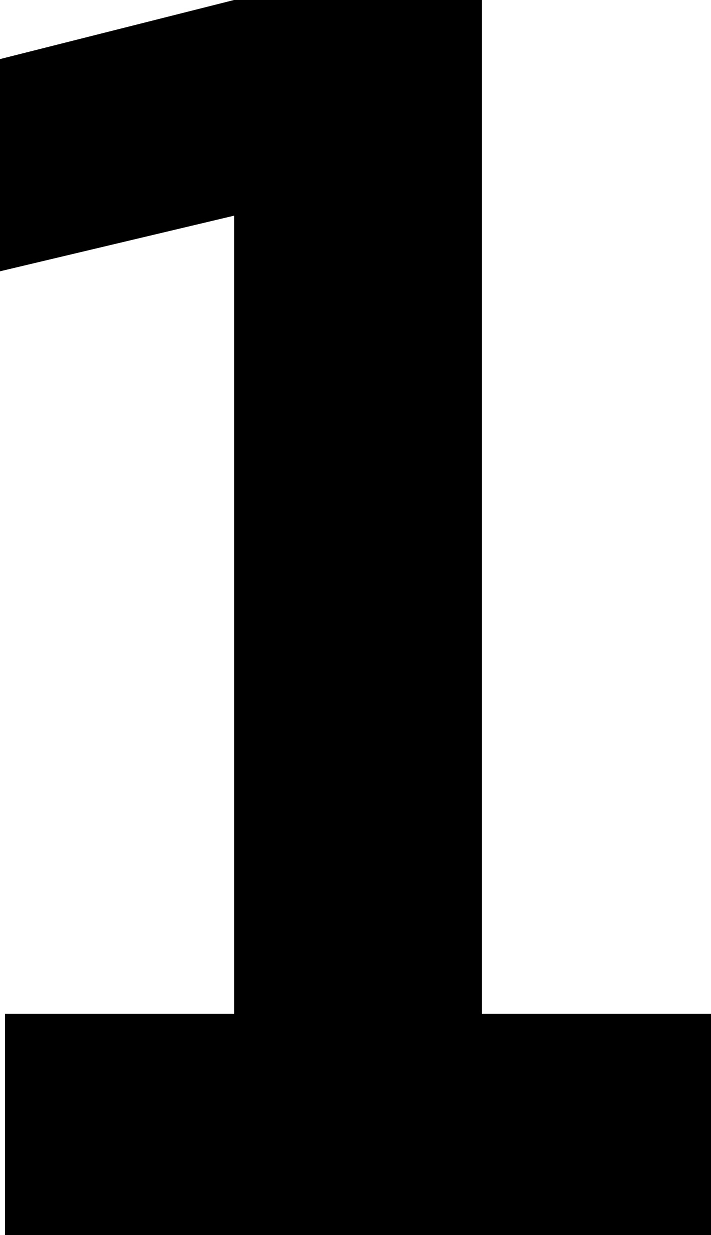 Mighty Line Floor Location Markers - Numbers (Packs of 10) White 1