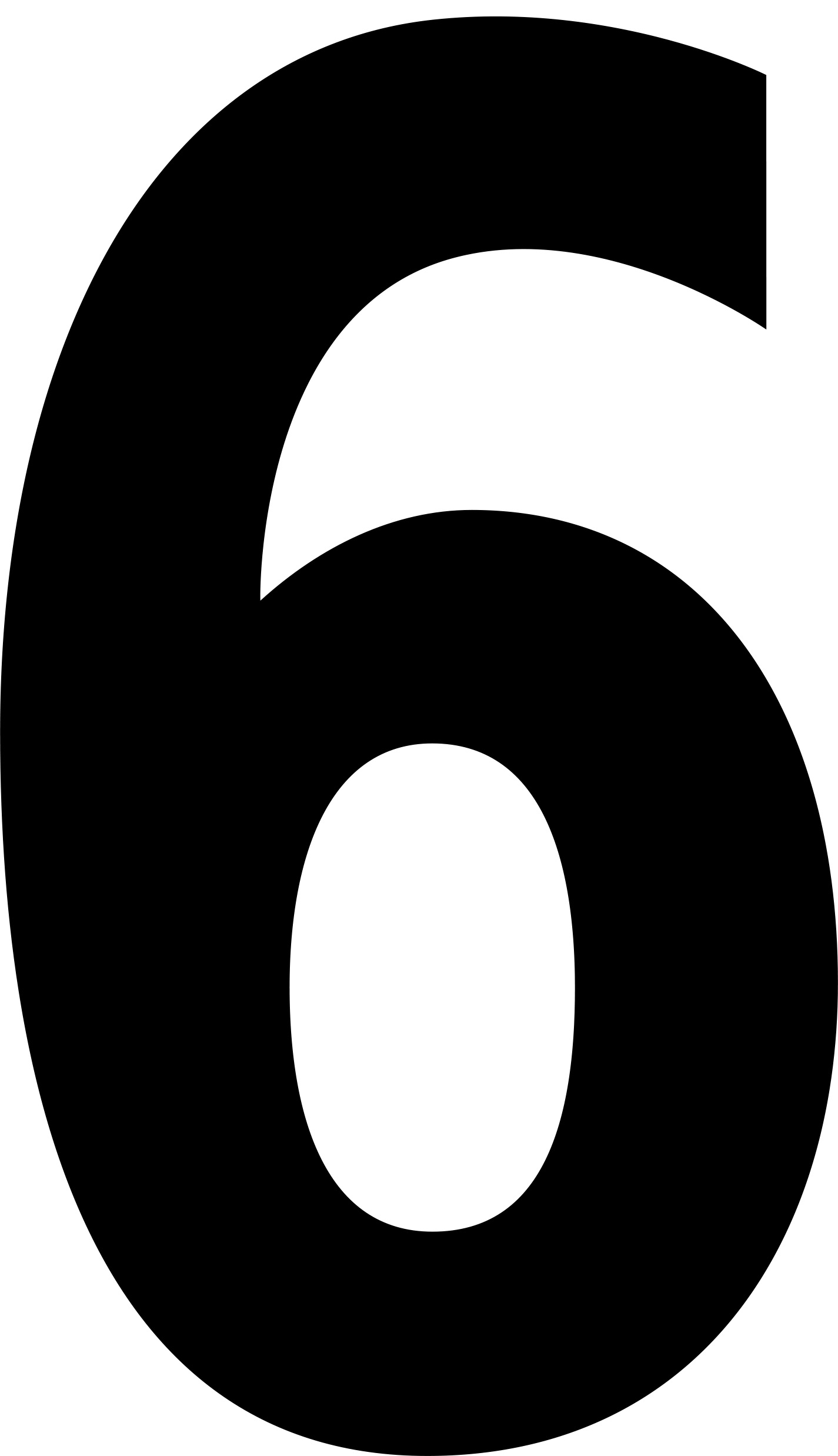 Mighty Line Floor Location Markers - Numbers (Packs of 10) White 6