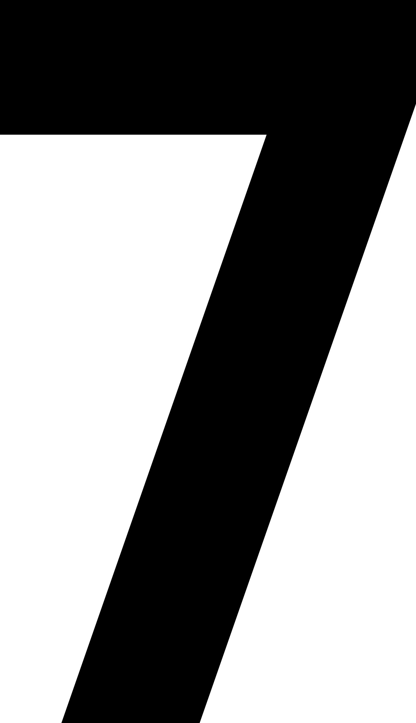 Mighty Line Floor Location Markers - Numbers (Packs of 10) White 7