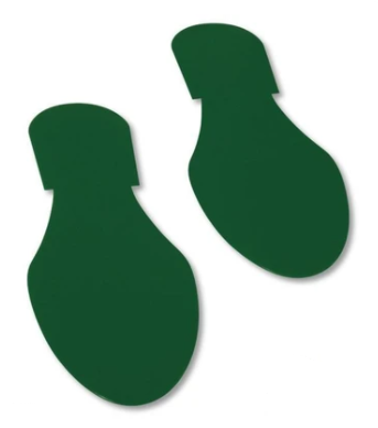 Mighty Line Footprints (Pack of 50)green