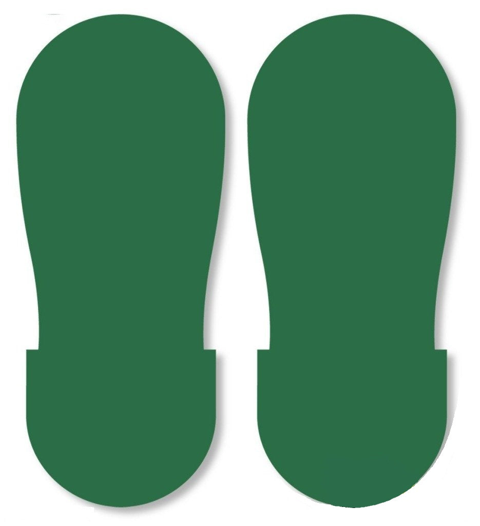 Mighty Line BIG Footprints (Pack of 50) green