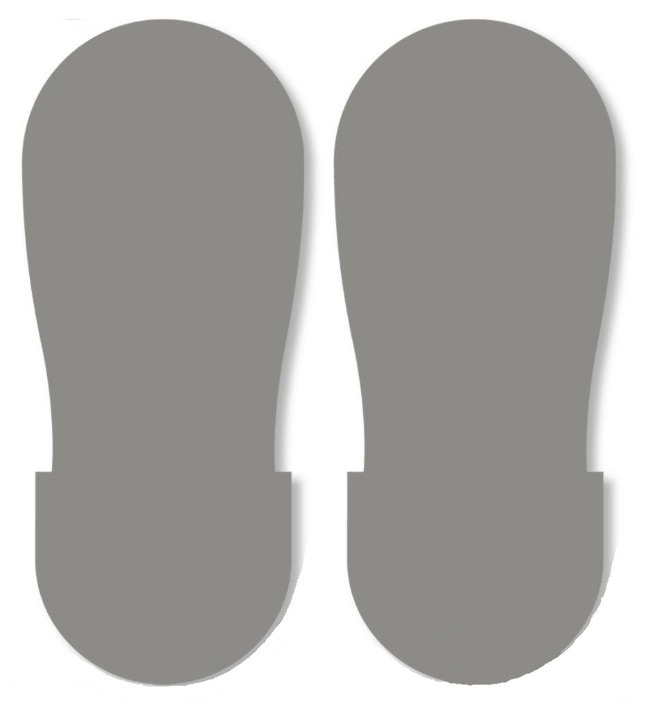 Mighty Line BIG Footprints (Pack of 50) grey